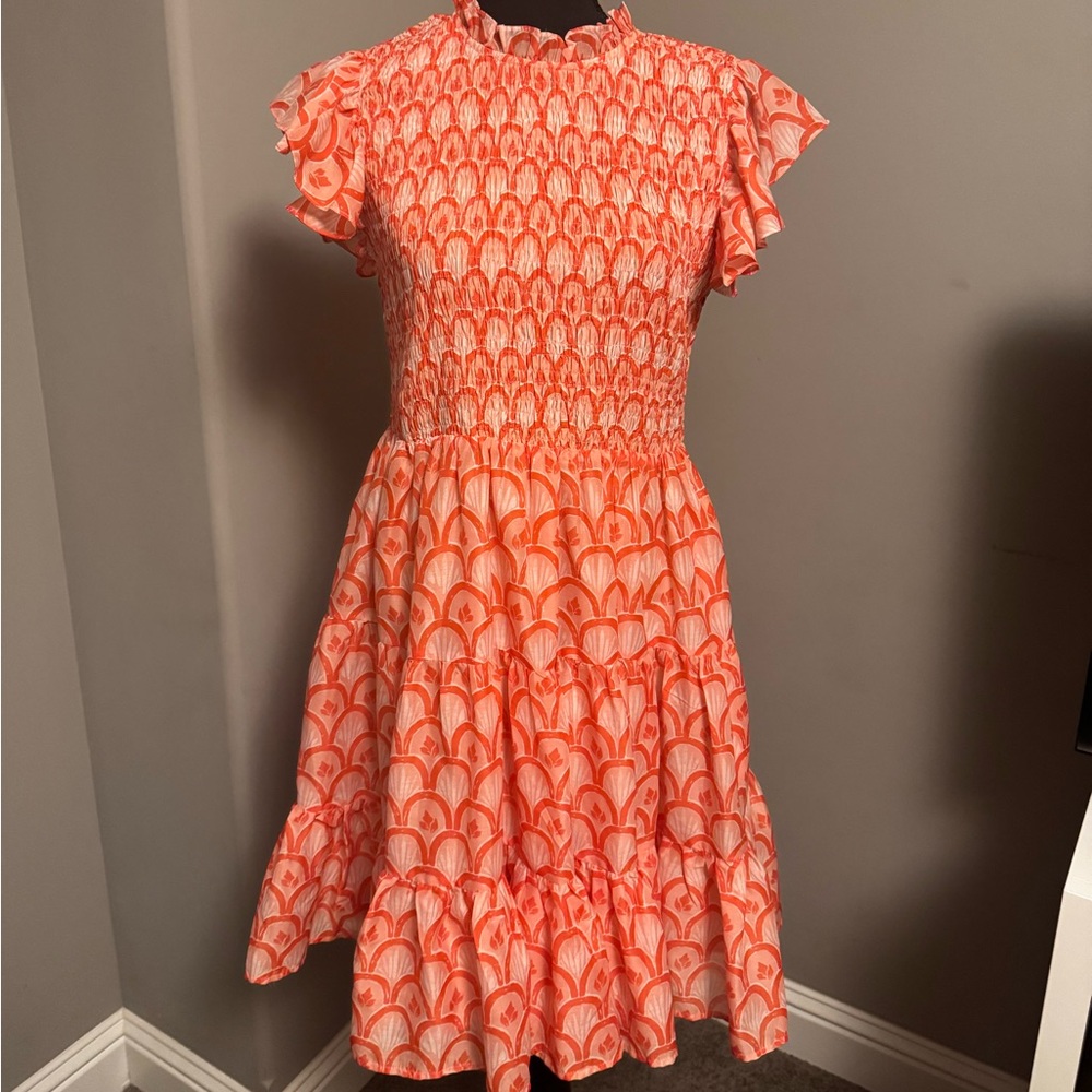 J. Marie Cap Sleeve Dress